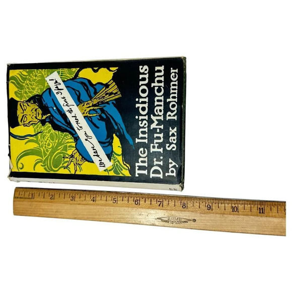 The Insidious Dr Fu Manchu Sax Rohmer Book HC DJ 1920 - Picture 4 of 12